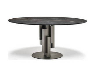 Обеденный стол Skyline Keramik Round фабрики Cattelan Italia