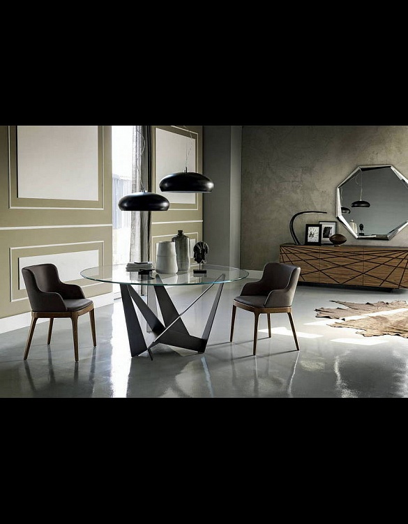 Обеденный стол Skorpio Round фабрики Cattelan Italia Фото N4