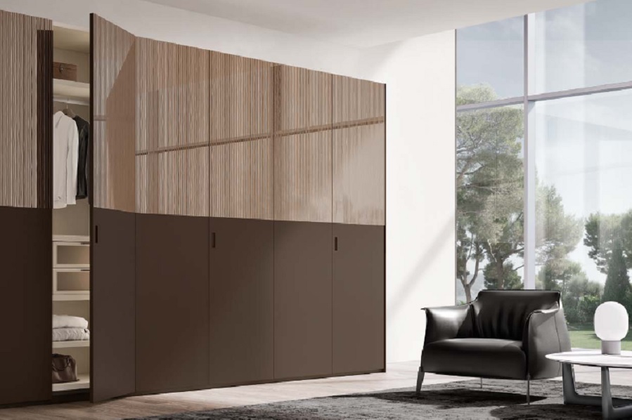 Новая коллекция платяных шкафов Skyline от фабрики Benedetti Mobili