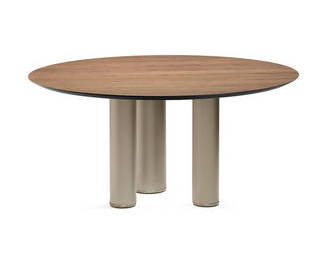 Обеденный стол Roll Wood Round фабрики Cattelan Italia