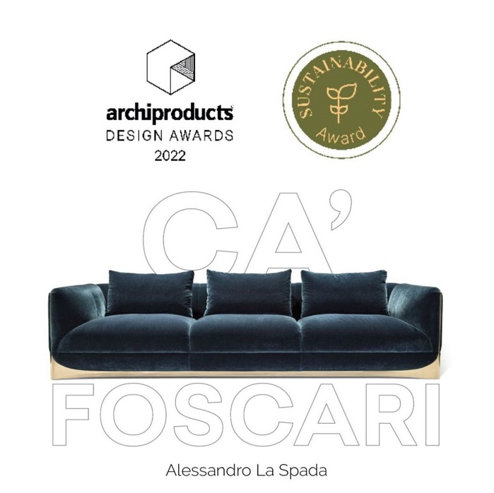 Диван CA' FOSCARI, Фабрика Visionnaire, Дизайн Alessandro La Spada