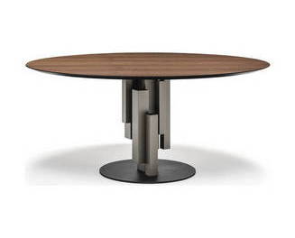 Обеденный стол Skyline Wood Round фабрики Cattelan Italia