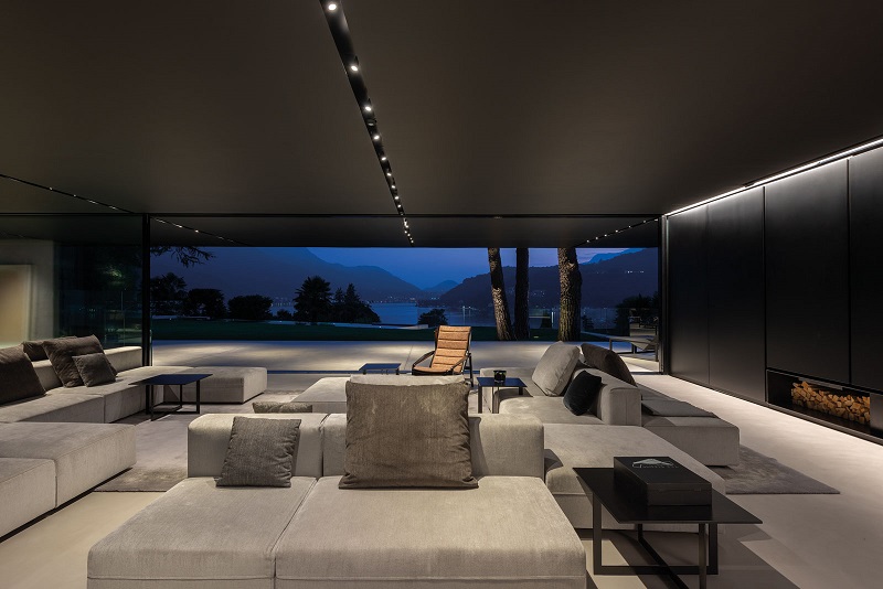 Интерьер роскошной и элегантной семейной резиденции в тихом Моркоте (Лугано, Швейцария)