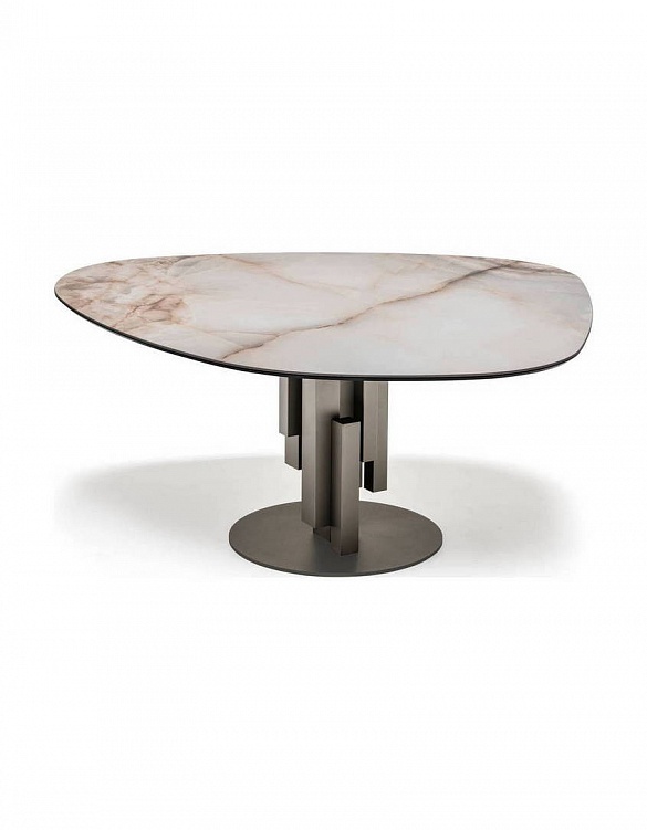 Обеденный стол Skyline Keramik Round фабрики Cattelan Italia Фото N5