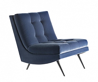 Кресло Triennale Lounge Chair фабрики Rubelli