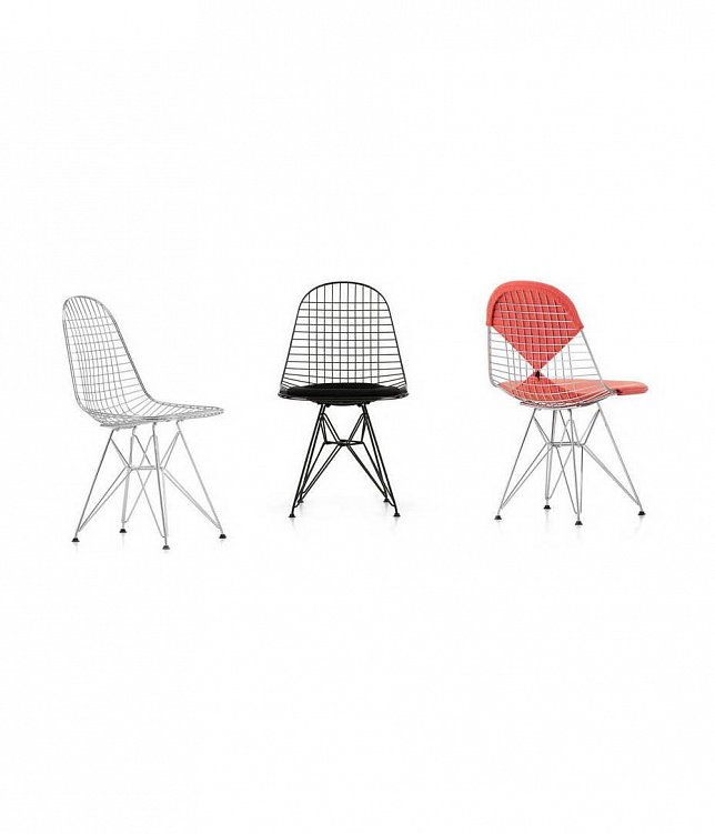Стул Wire Chair DKR фабрики Vitra