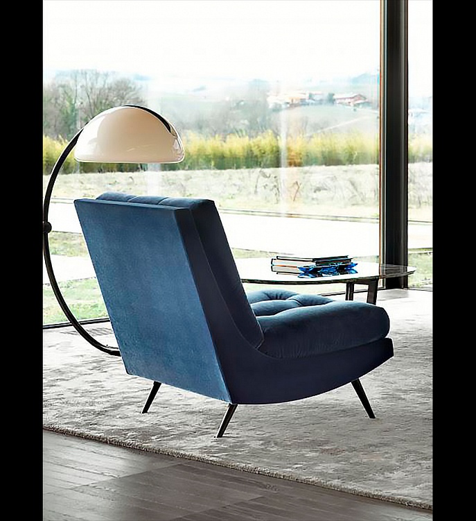 Кресло Triennale Lounge Chair фабрики Rubelli Фото N3
