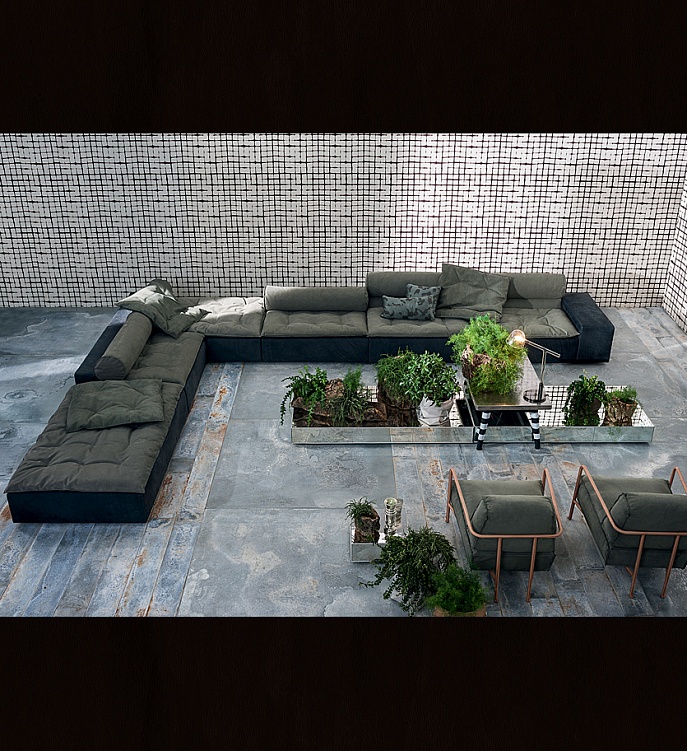 Диван Miami Roll фабрики Baxter купить в Москве — Салон дизайнерскойитальянской мебели «Линия»