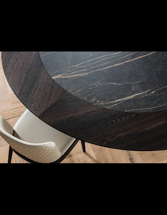 Обеденный стол Skorpio Ker-Wood Round фабрики Cattelan Italia Фото N4