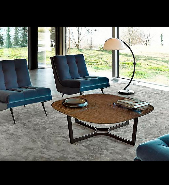 Кресло Triennale Lounge Chair фабрики Rubelli Фото N2