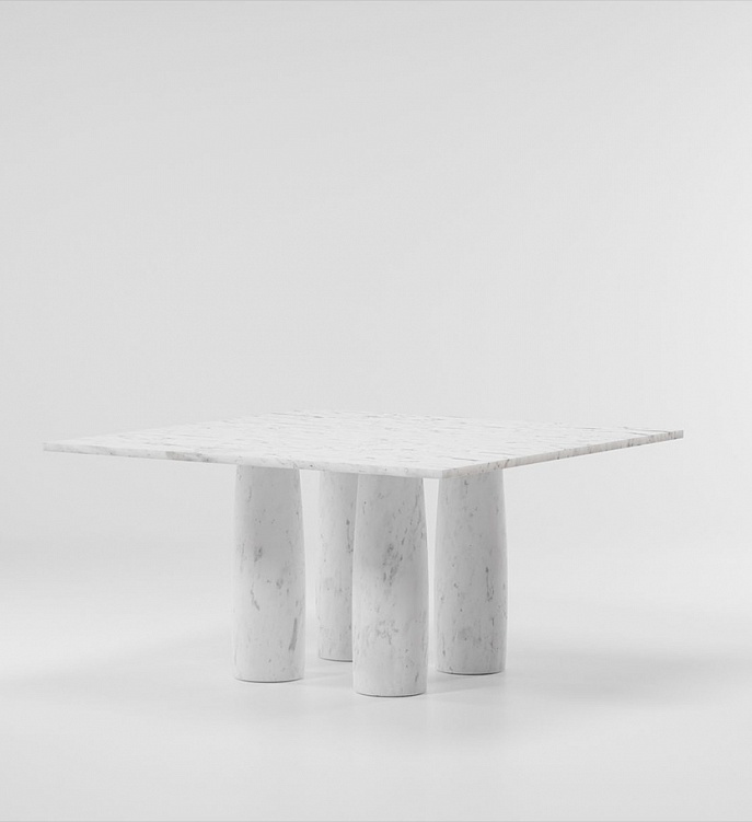 Обеденный стол Il Colonnato Marble 140/8 Guest фабрики KETTAL Фото N2