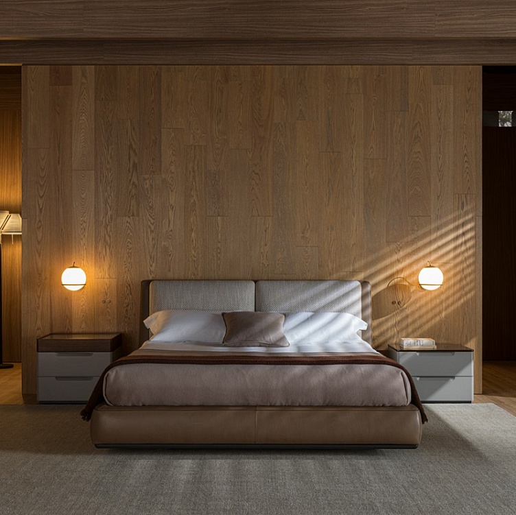 Кровать Aldgate, Фабрика Molteni & C, Дизайн Rodolfo Dordoni