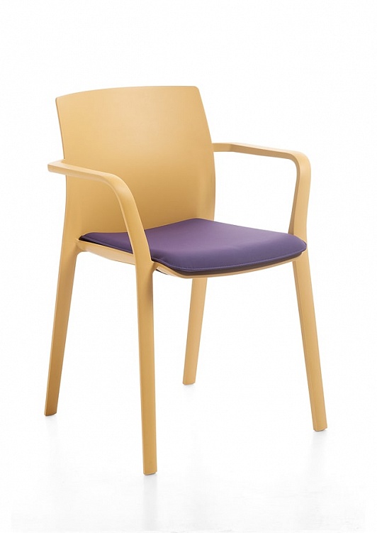Офисный стул  Klia из полипропилена с подлокотниками, фабрика Kastel Фото N4