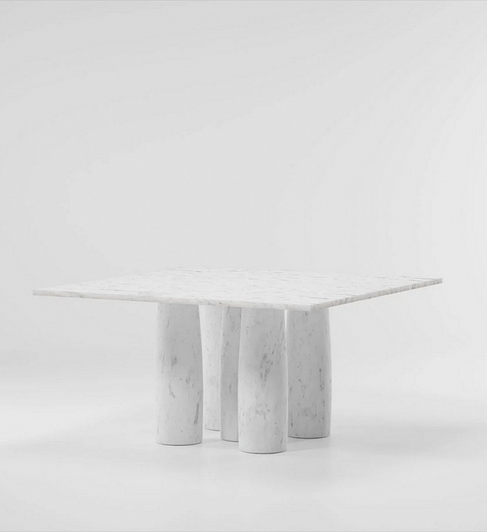 Обеденный стол Il Colonnato Marble 140/8 Guest фабрики KETTAL
