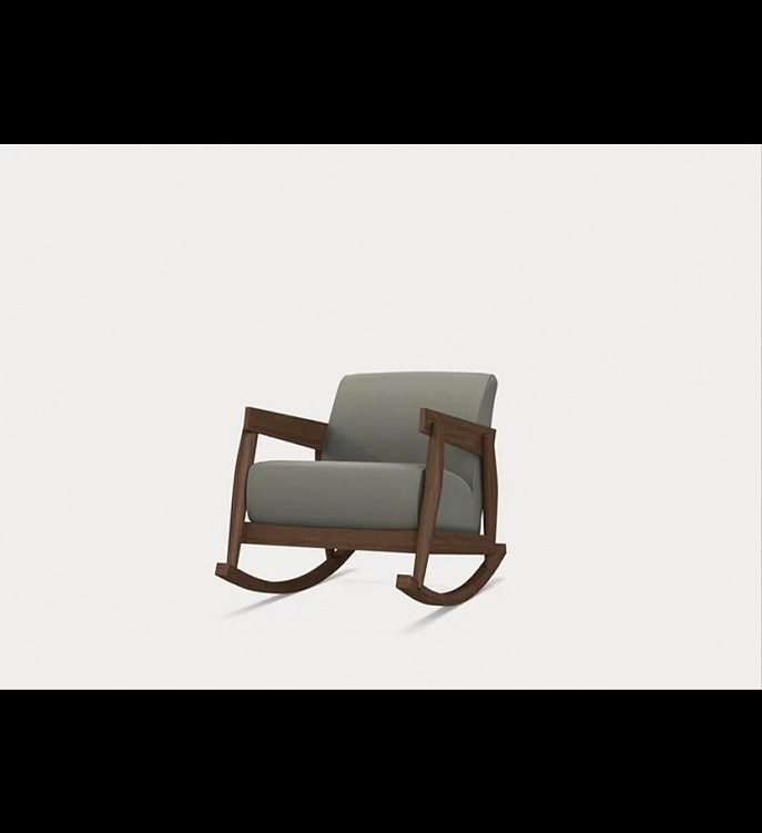 Кресло-качалка Brick фабрики Gervasoni