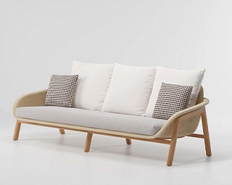 Уличный диван Vimini 3 Seater Sofa фабрики KETTAL