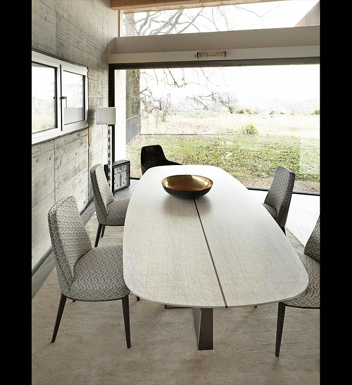 Стол обеденный Rodolfo dining table oval фабрики Rubelli Фото N11
