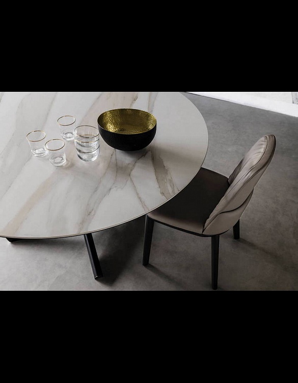 Обеденный стол Planer Keramik Round фабрики Cattelan Italia Фото N3