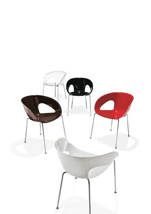 Офисный стул Krizia штабелируемый стул из поликарбоната, фабрика  Kastel Фото N3