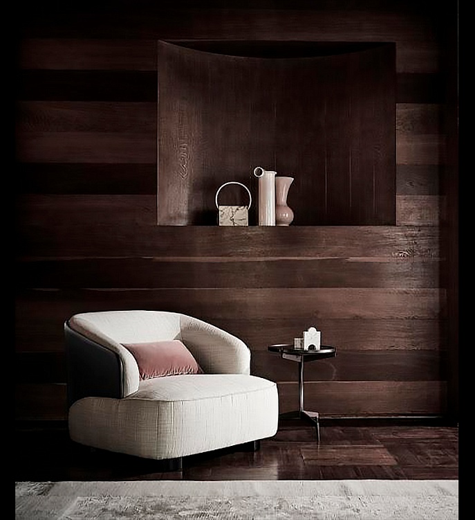Кресло Velour Armchair фабрики Rubelli Фото N3