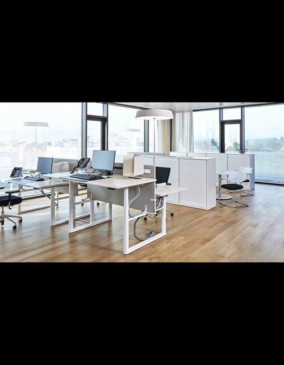 Модульный офисный стол Tyde Workstations фабрики Vitra Фото N3
